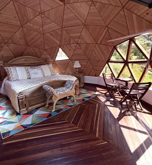 Vista interna Glamping